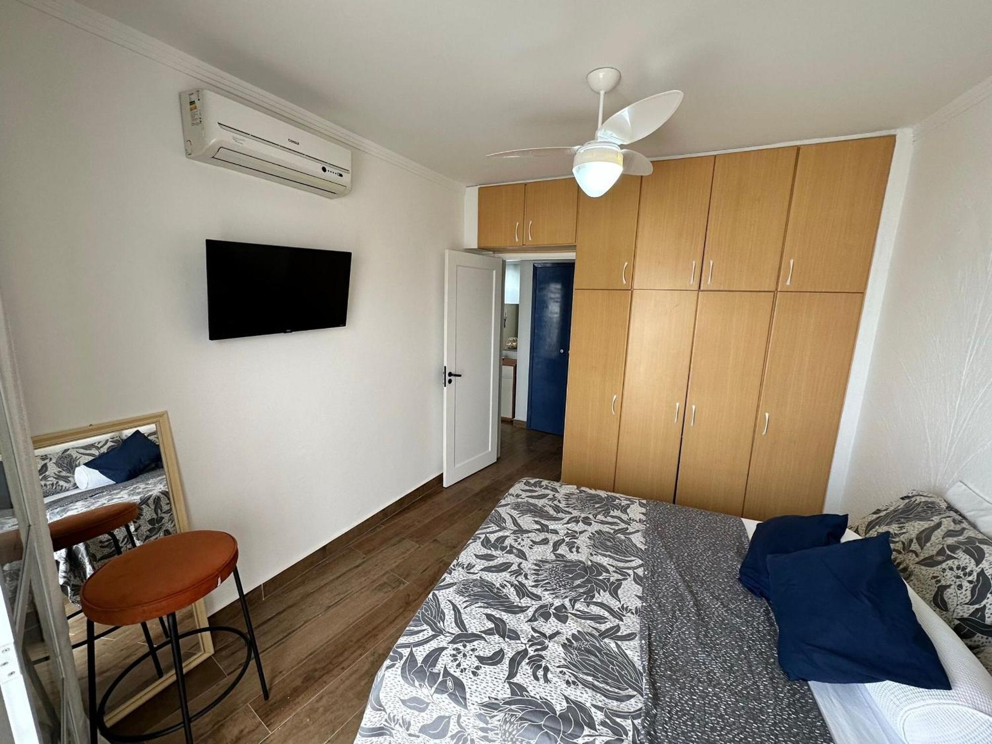 Apartamento Pe Na Areia Melhor Vista Mar De Santos Esterno foto