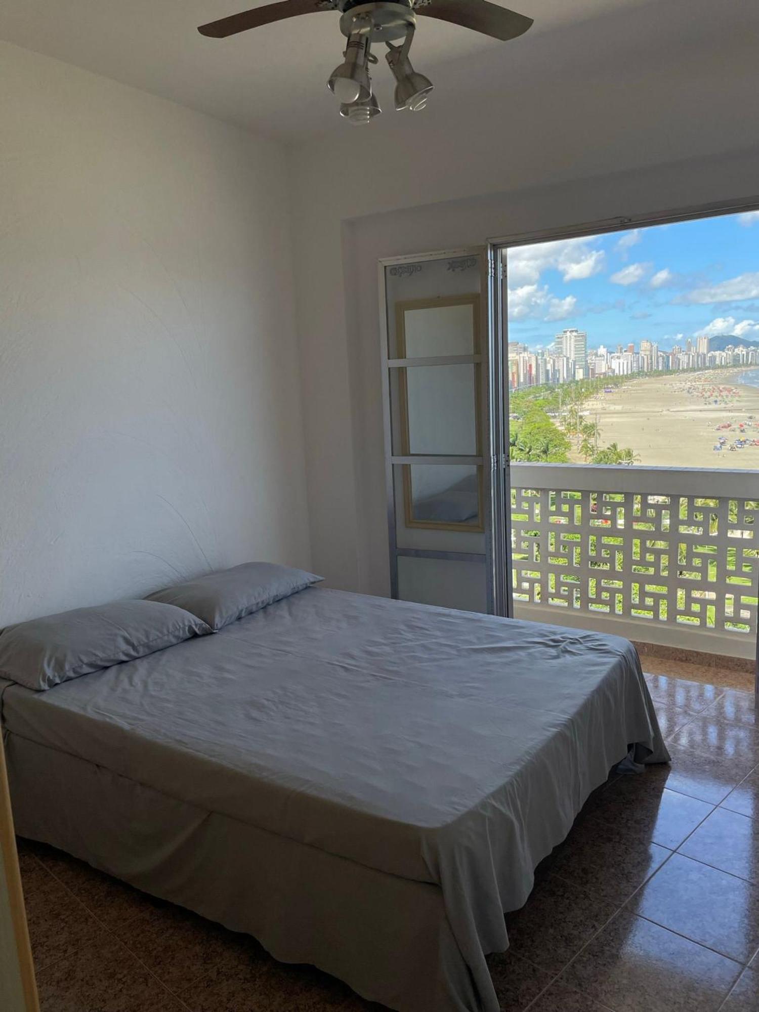Apartamento Pe Na Areia Melhor Vista Mar De Santos Esterno foto